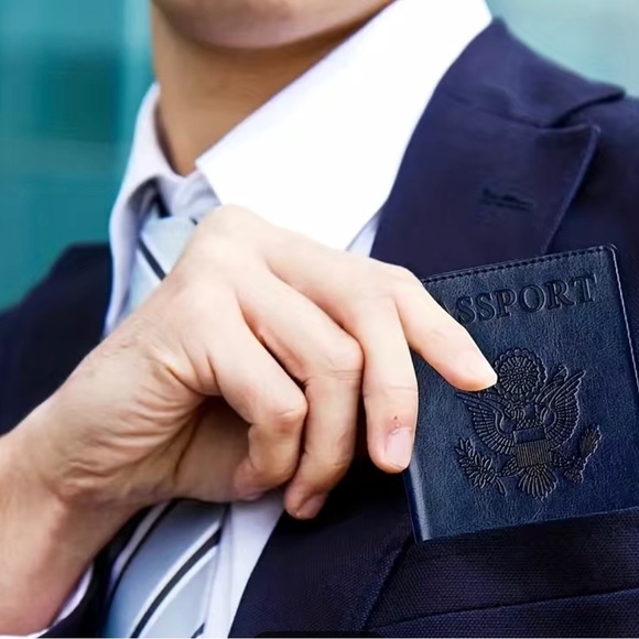 ✈️ New! Vegan Leather Passport Cover - Picture 3 of 3